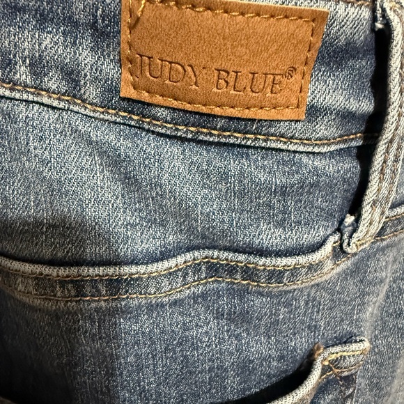 Judy Blue Classic Blue Denim Overall Skirt - Picture 5 of 7